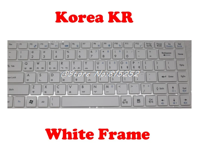 AR TW TR Keyboard For MSI CR420 CR460 V111822BK1 V111822GK1 FR French S1N-2EFR321-SA0 Korea S1N-2EKR311-SA0 RU Russian SP Spain |