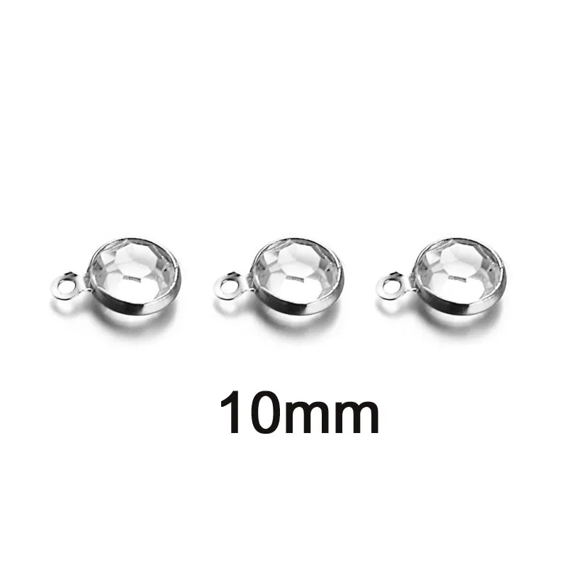 10PCS/lot Alloy Shiny Crystal Charms For Necklace Bracelets Pendant DIY Jewelry Making Wholesale | Украшения и аксессуары