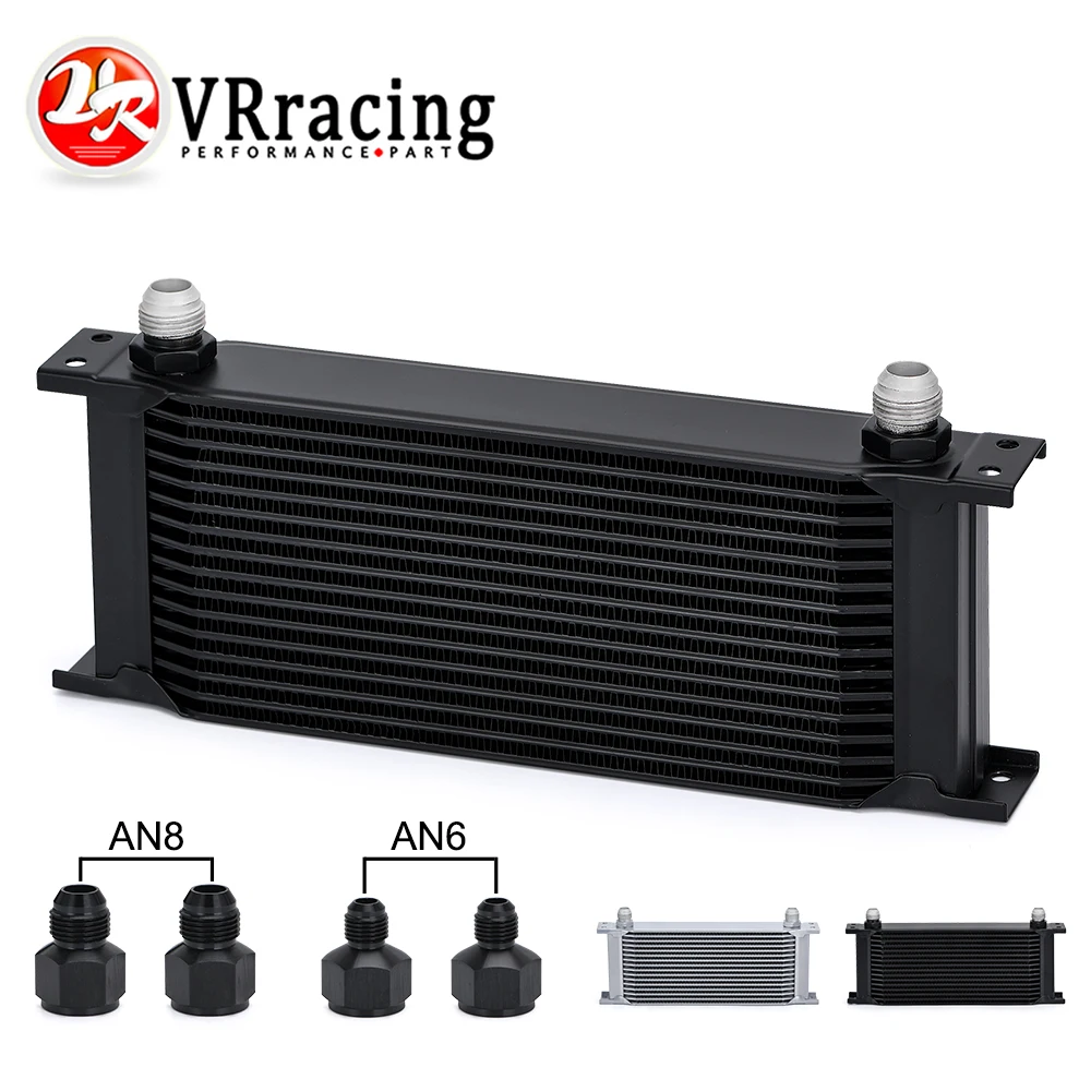 VR RACING 16 рядный AN 10AN Универсальный Масляный радиатор для двигателя VR7016|transmission oil