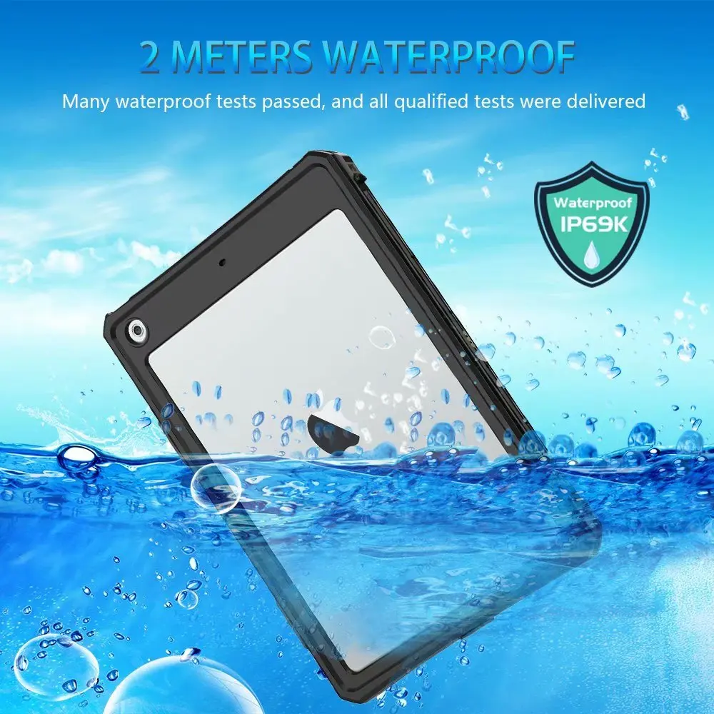 Водонепроницаемый чехол для iPad 10 2 2019 A2198 водостойкий 360 градусов круглый Защитный