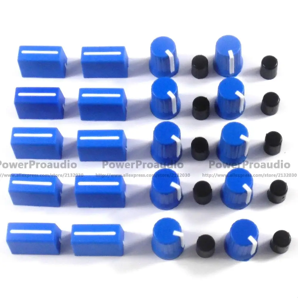 Вращающаяся ручка 10 шт. + крышка фейдера для миксера Rane TTM 57 61 62 64 68 (темно