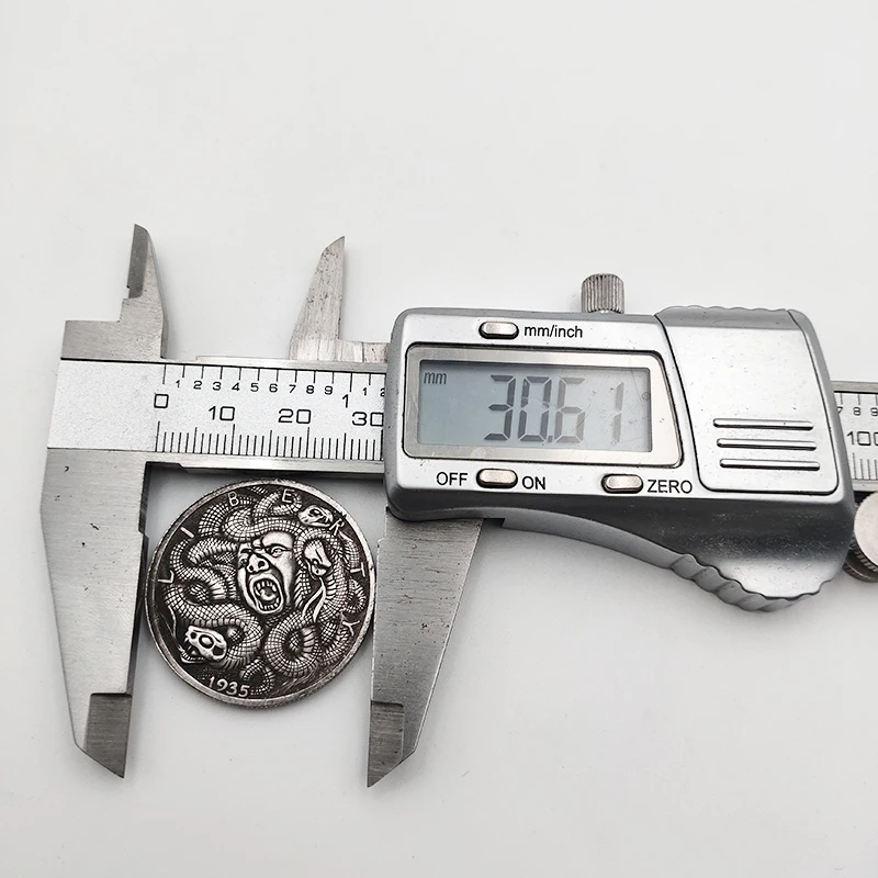 Американская монета Хобо 1935 скейтборд окруженный змеями нужна коллекция монет