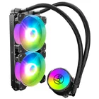 Kllisre кулер для процессора с водяным охлаждением RGB ARGB PWM 4PIN, вентилятор для процессора Intel LGA 1200 115x1366 2011 AMD AM3 AM4 жидкостный радиатор