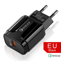 quick charge qc 3 0 usb wall charger 1 port adapter qc 3 0 5v 3a adaptive fast charging block compatible for mobie phone