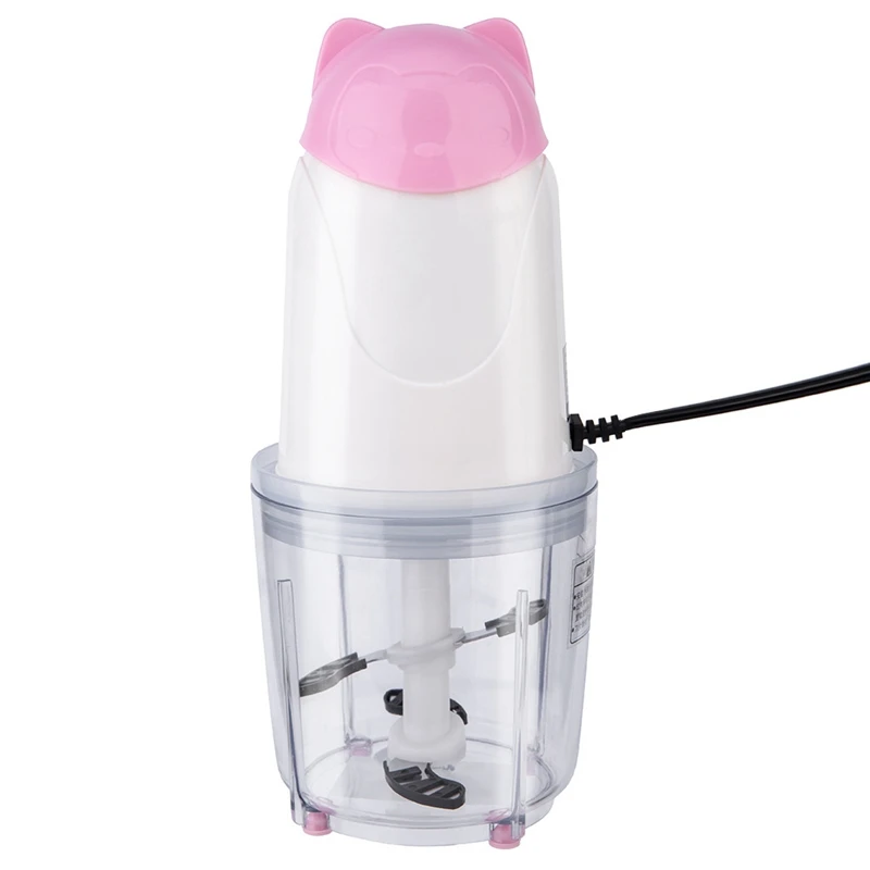 Электрический измельчитель еды 0.6л стеклянная чаша мясорубка для мяса овощей