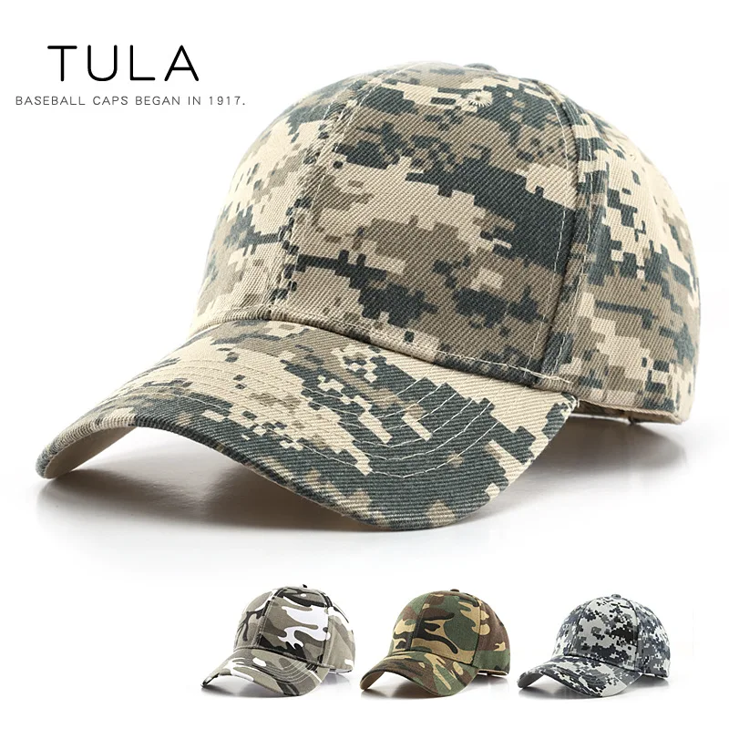

Sports Sunshade Hat Men's Tactical Military Fans Camping Cap Women's Digital Camouflage Baseball Cap Custom Wholesale