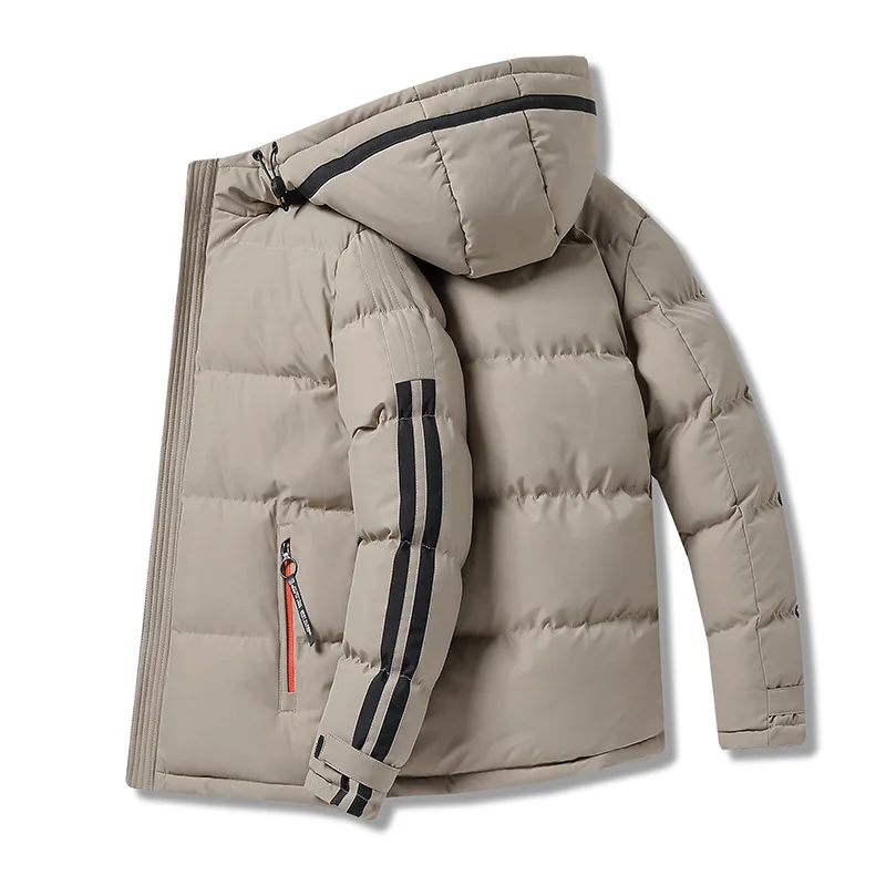 Men 2021 Winter Jackets Brand New Casual Warm Thicken Parkas Coat Men New Autumn Outerwear Windproof Hooded Parkas Jacket Men