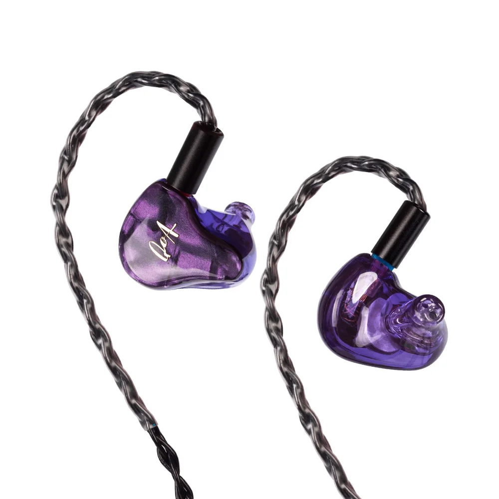 2020 QOA Pink Lady 2BA + 1DD гибридные наушники-вкладыши Hi-Fi DJ монитор гарнитура с