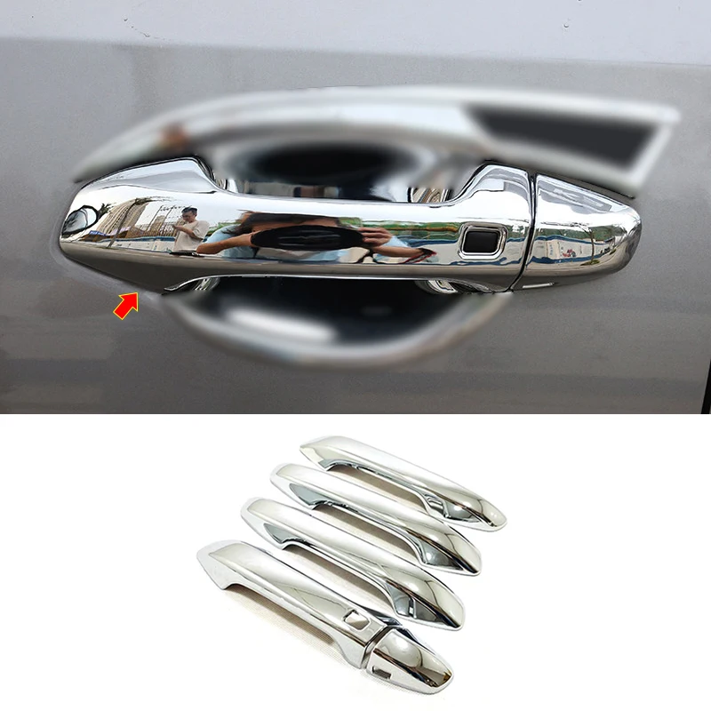 

ABS Chrome For KIA Ceed 2018 2019 Accessories LHD Car door protector Handle Decoration Cover Trim Sticker Car styling 5pcs