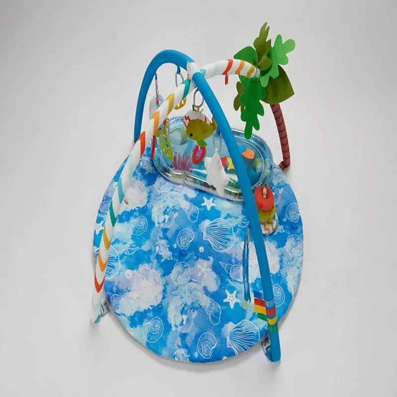 

2022 детский синий океан печать Спортивная панель + фотография Синий