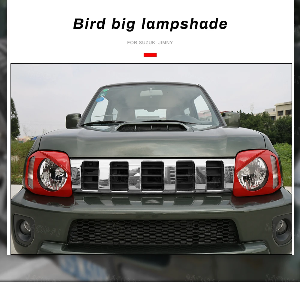 MOPAI колпак лампы для Suzuki Jimny 2007 Up Автомобильный передний головной светильник, поворотный светильник, задний противотуманный фонарь, декоративный комплект, автомобильные аксессуары