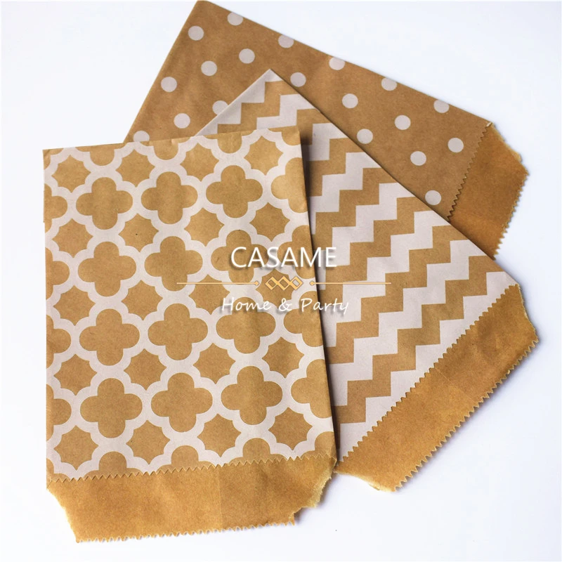 Небольшой Подарочный пакет из крафт бумаги сделай сам 15 см * 10 безопасная для