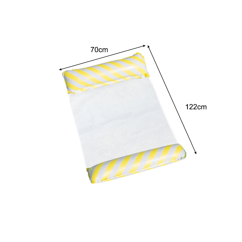 

Inflatable Floating Mattress Row Folding Swimming Beach Chair Water Pool Party Float Bed Party Toy Lounge Bed for Swimming