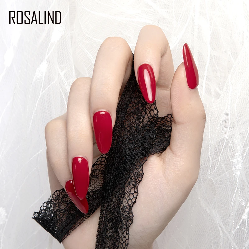 ROSALIND Гель лак для ногтей отмачиваемый Полупостоянный 8 мл все маникюра УФ матовые