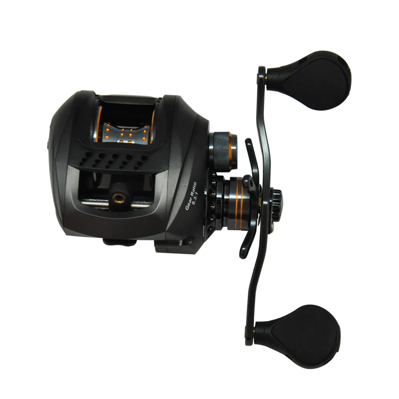 

Baitcasting Fishing Reel All Metal Spool 7.1:1/7.2:1/8.1:1 Magnetic Brake Max Drag 15-22LB Magnetic Metal Casting Fishing Reel