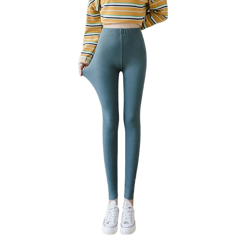 Новинка двухсторонние бархатные леггинсы мягкие и удобные узкие брюки с