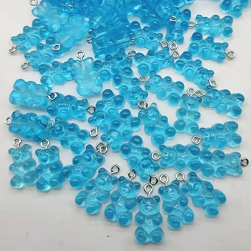 (10 шт./упак.) Медведь гламур Смола блестящие Жевательные Конфеты Прозрачные