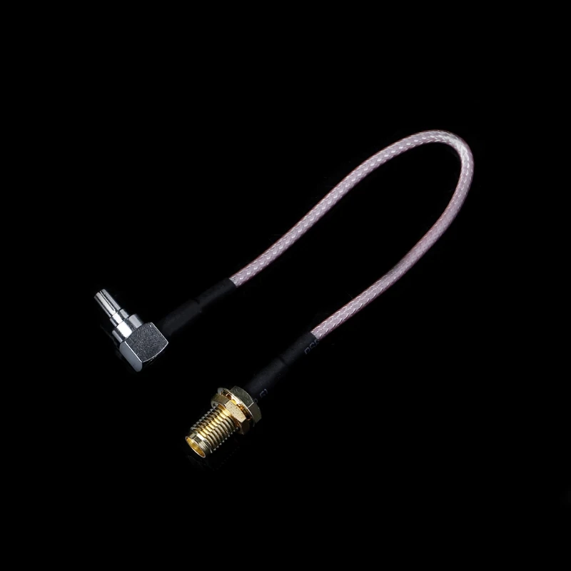 OOTDTY SMA CRC9 Pigtail Cable Female Bulkhead Connector Switch Right Angle Male RG316 15 cm 6 " | Обустройство дома
