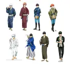 Аниме кимоно для косплея GINTAMA тема акриловая модель на подставке пластины мультфильм настольная Игрушка Декор Кагура Садахару Шимура Shinpachi Sakata Gintoki