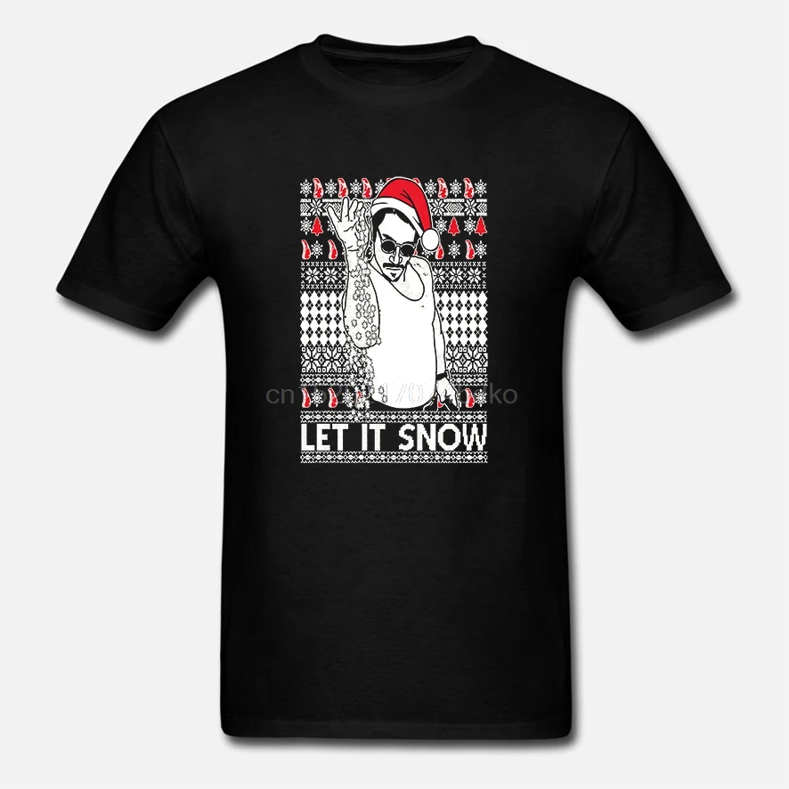 Salt Bae Let It Snow футболка Уродливый Рождественский свитер Праздничная