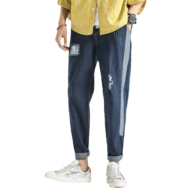 

2020 new men's jeans loose straight casual pants