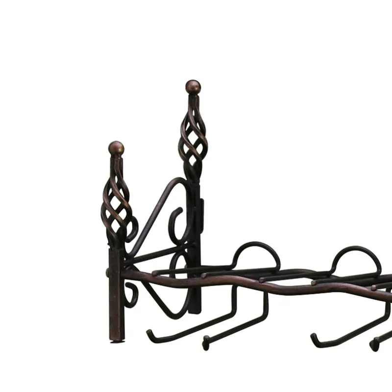European wrought iron wine glass rack home living restaurant wall upside down WF3141559 | Дом и сад