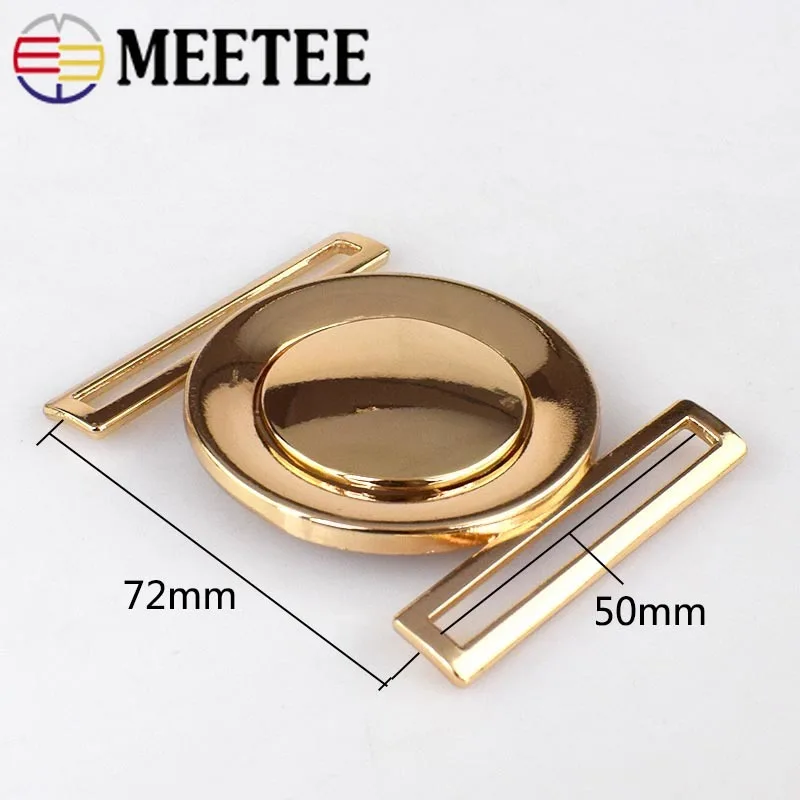Meetee 2pcs 50mm Belt Buckle Coat Windbreaker Down Jacket Garment Coats Clothes Sewing Buttons DIY Bag Accessories BD244 | Дом и сад