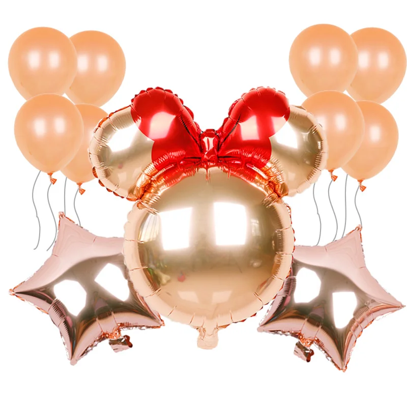 Микки Минни Маус алюминиевые шары детский душ день рождения девочки мальчика