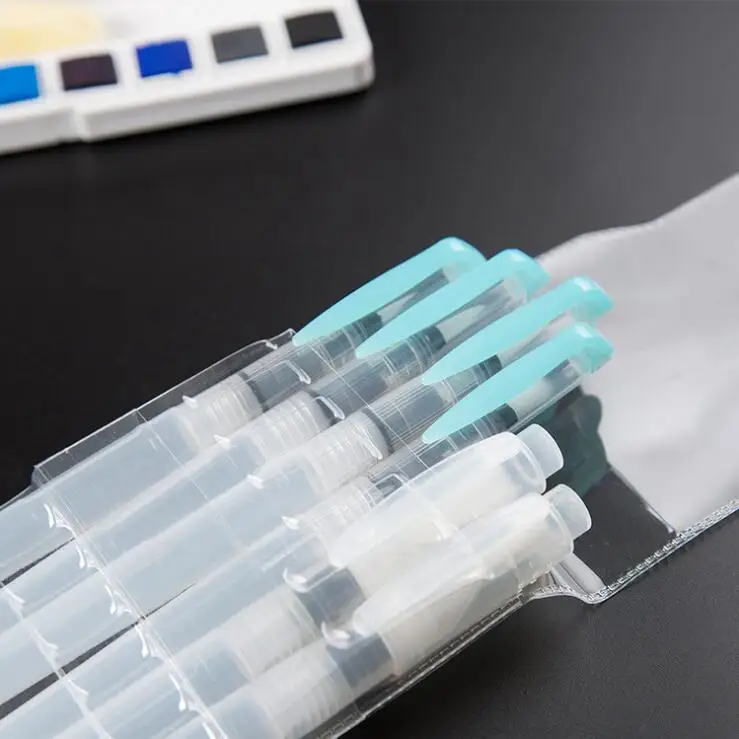 6 шт./лот плоский наконечник пилот водные кисти для окраски волос ручка