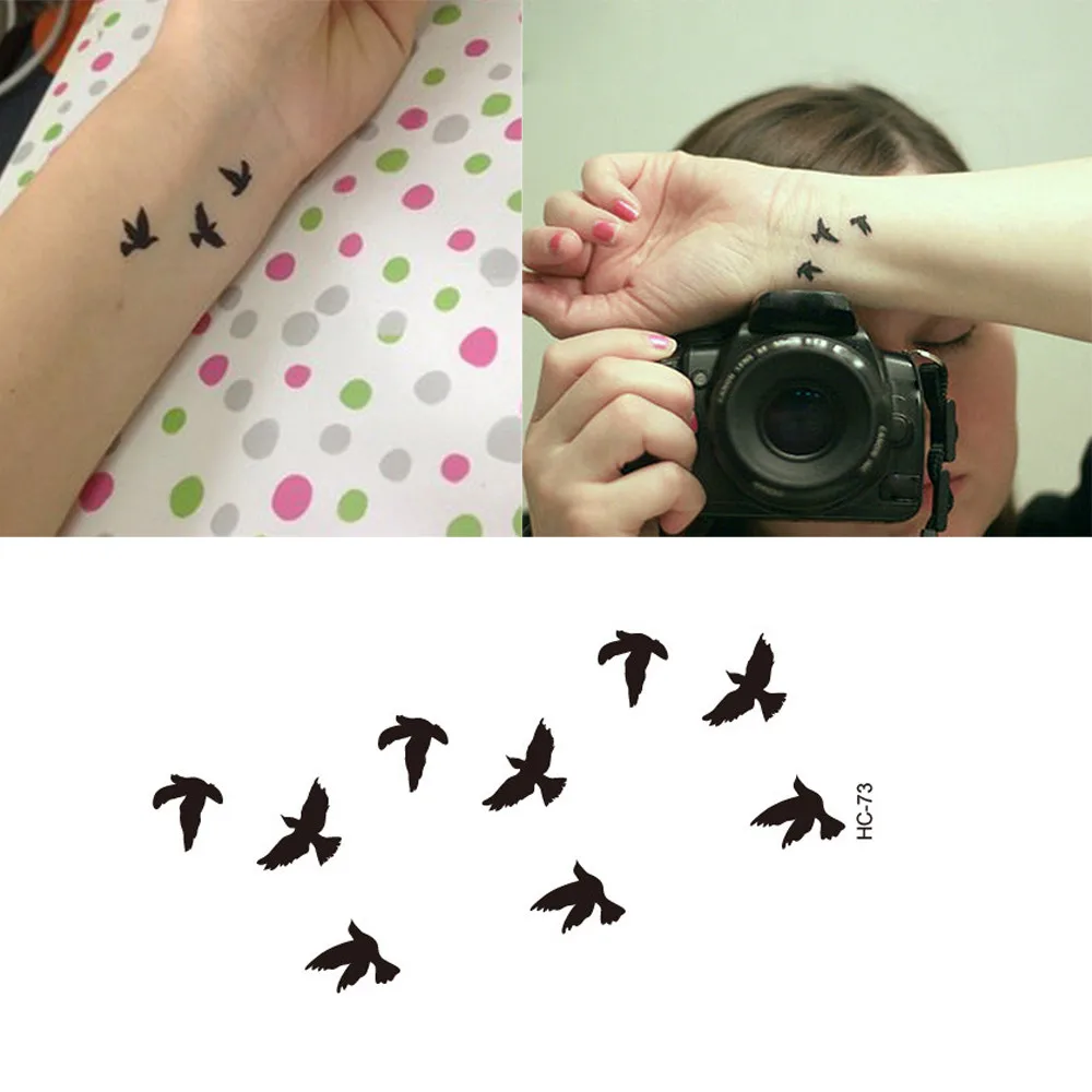 8 * тату-наклеек сексуальная тату художественная палочка Женская съемная веселая