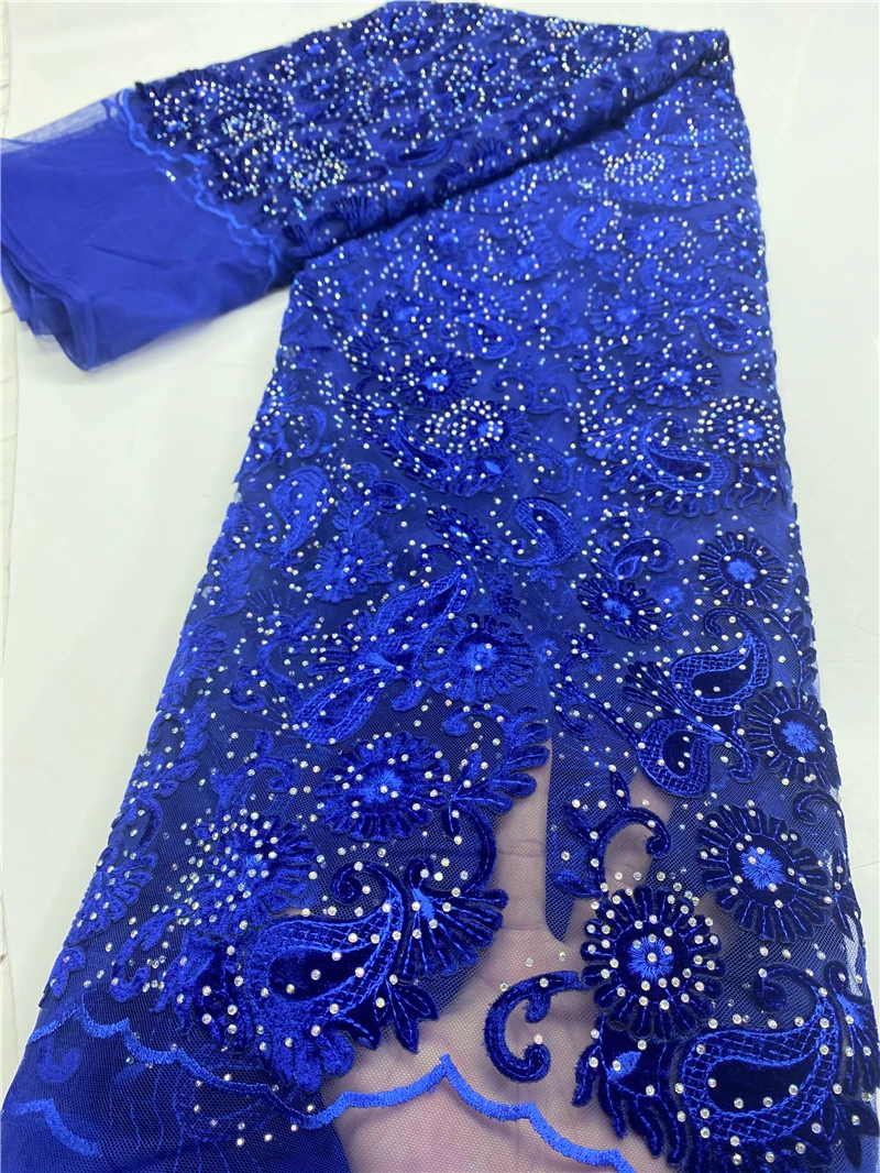 

Африканская бархатная кружевная ткань 2020 высокое качество кружева нигерийское кружево для невесты ткани Embrodiery французская кружевная ткан...