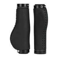 leather cycling lock sleeve mountain bicycle handlebar grips end plug mtb accessories parts road bike handle bar cover mtb