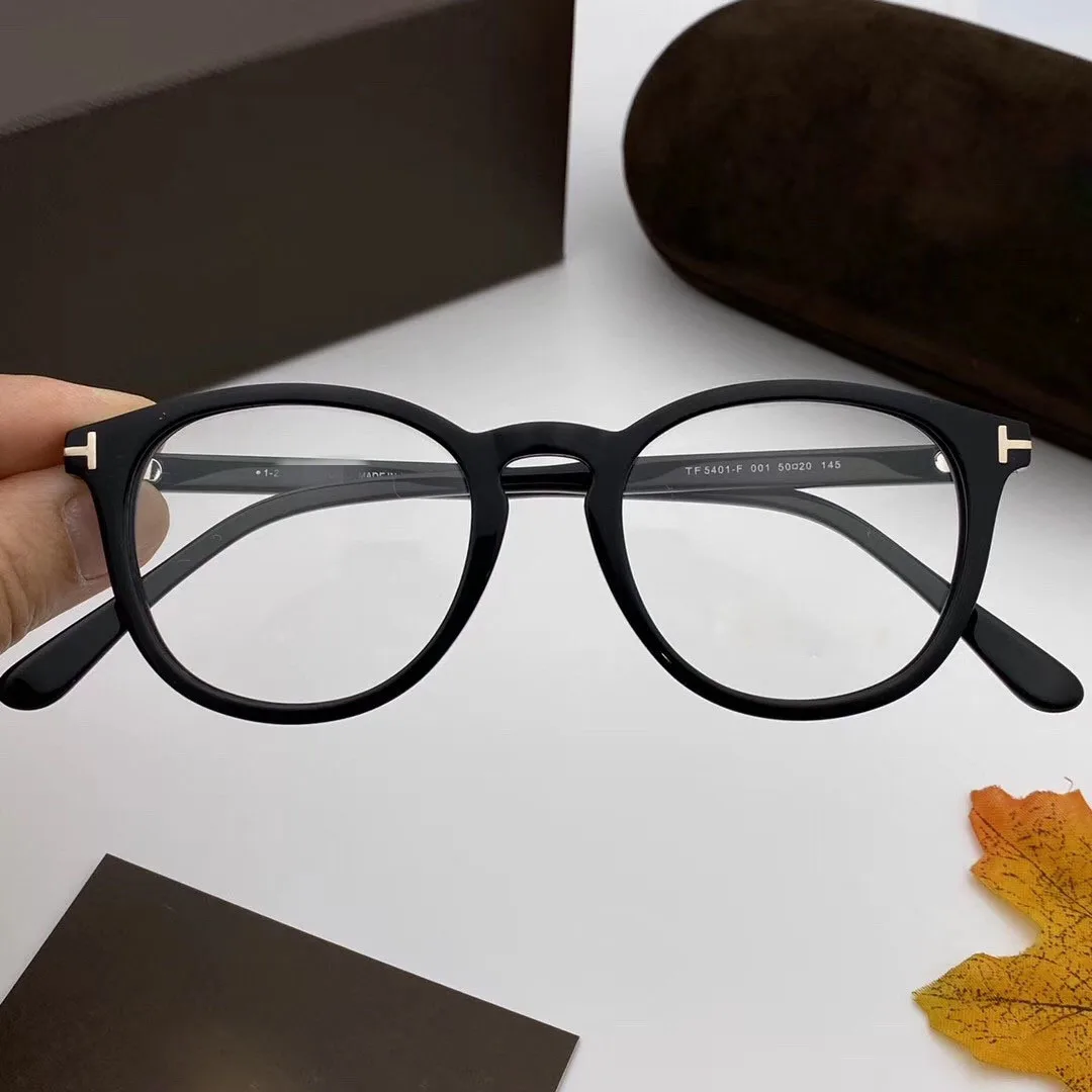 Круглые ацетатные оправы TF5401 с оригинальным логотипом могут быть изготовлены по