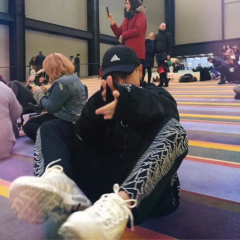 Брюки женские прямые в стиле ретро модные спортивные штаны Корейском уличные