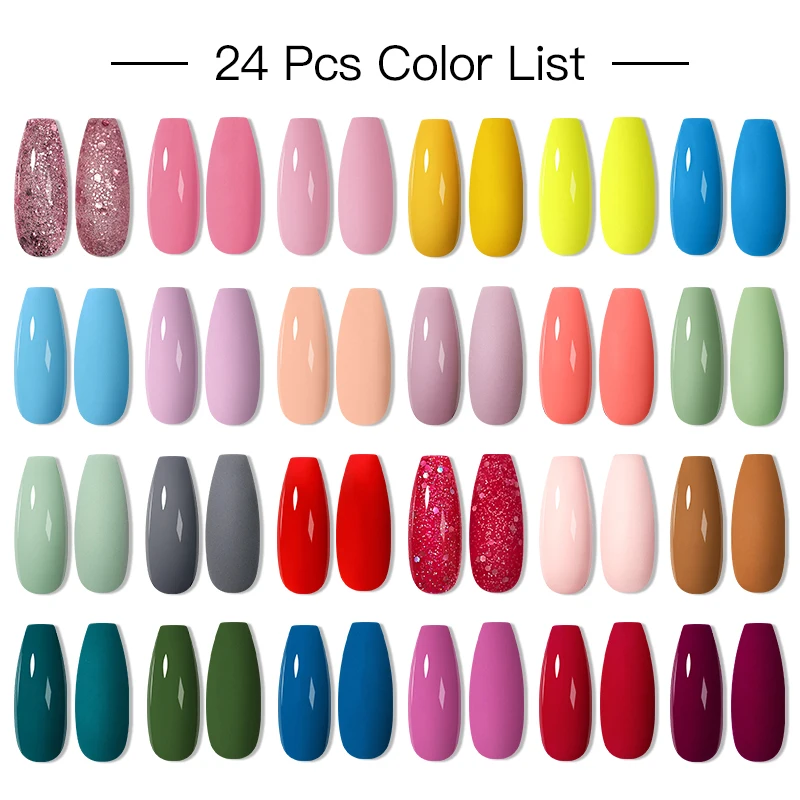 25 шт. набор гель-лаков для ногтей | Красота и здоровье