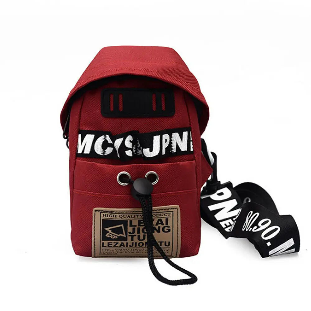 Bags For Men Women Streetwear Casual Nylon Crossbody Shoulder Chest Cycle Sling Bag Daily Travel Handbags | Багаж и сумки