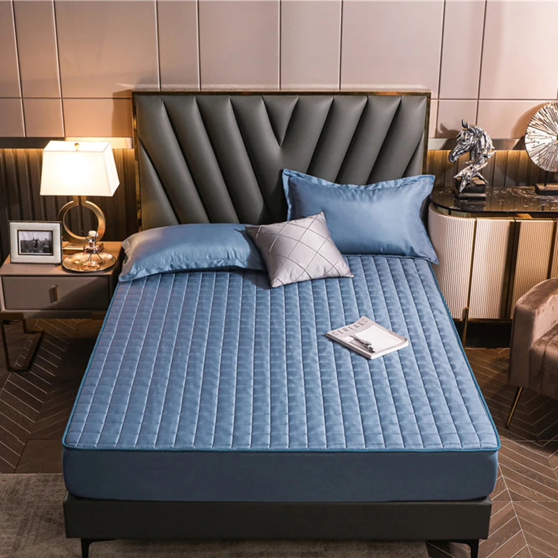 

Mattress Cover All-inclusive Elastic Bed Fitted Sheet Anti-Bacteria Printed Mattress Cover Breathable Washable Fitted Sheet
