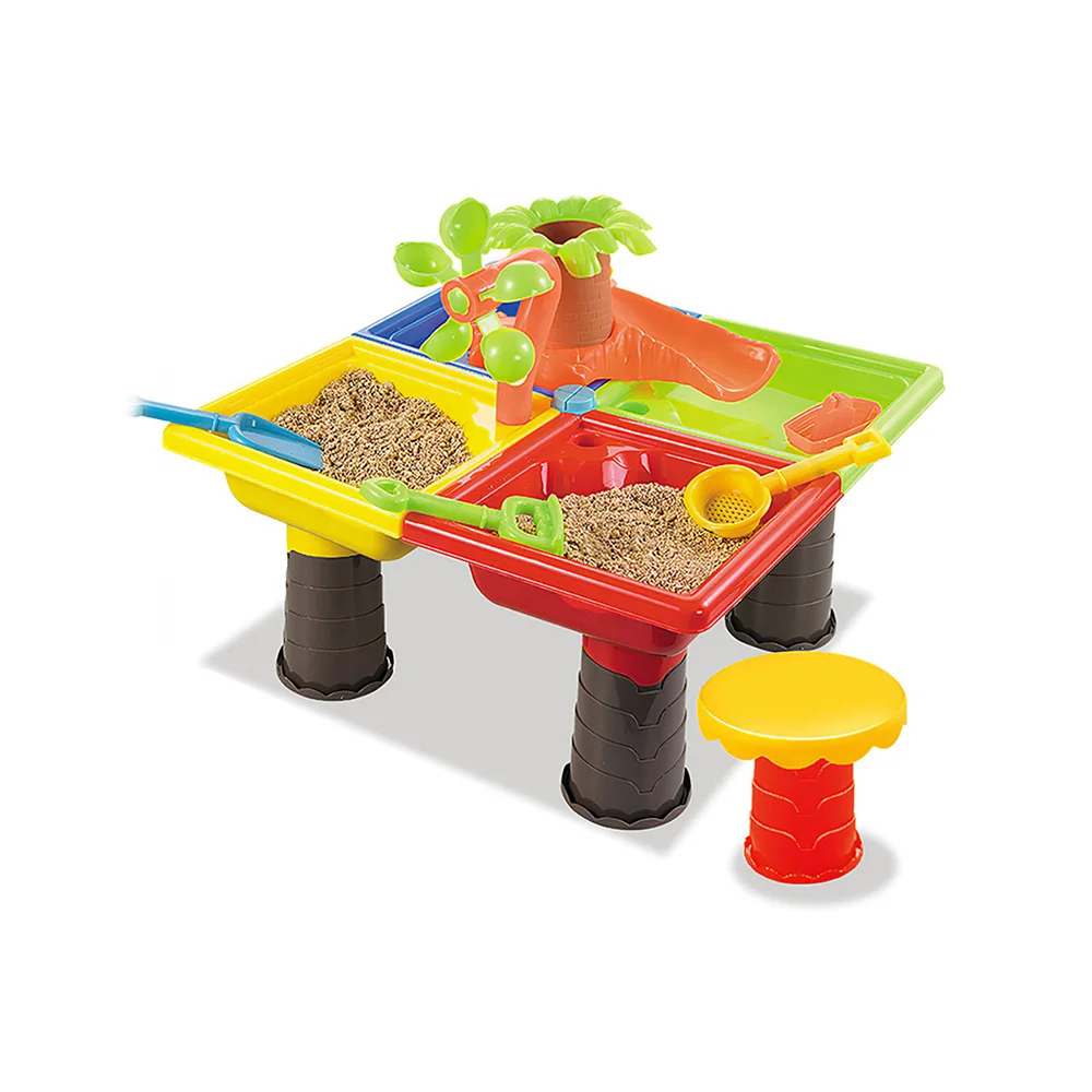 

Baby Play Water Sand Dredging Bucket Water Wheel Table Toy Summer Beach Table Play Sand Pool Set Outdoor Sandpit Desktop Tools