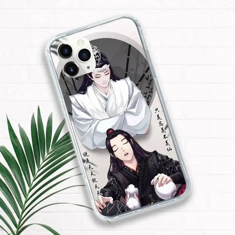 

Mo Dao Zu Shi anime Phone Case for iPhone 11 12 pro XS MAX 8 7 6 6S Plus X 5S SE 2020 XR Luxury brand shell funda coque