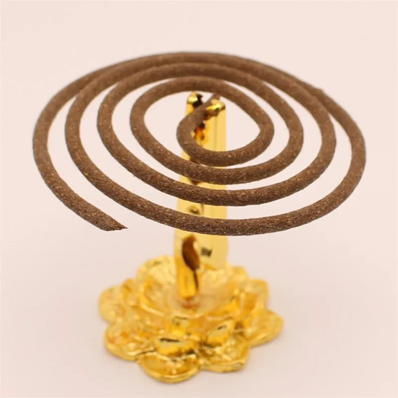 Религиозный сплав горелка для благовоний в виде лотоса катушки зажим подставка