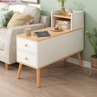 nightstands modern simplicity bedside table home living room bedroom sofa side table solid wood small apartment storage cabinet