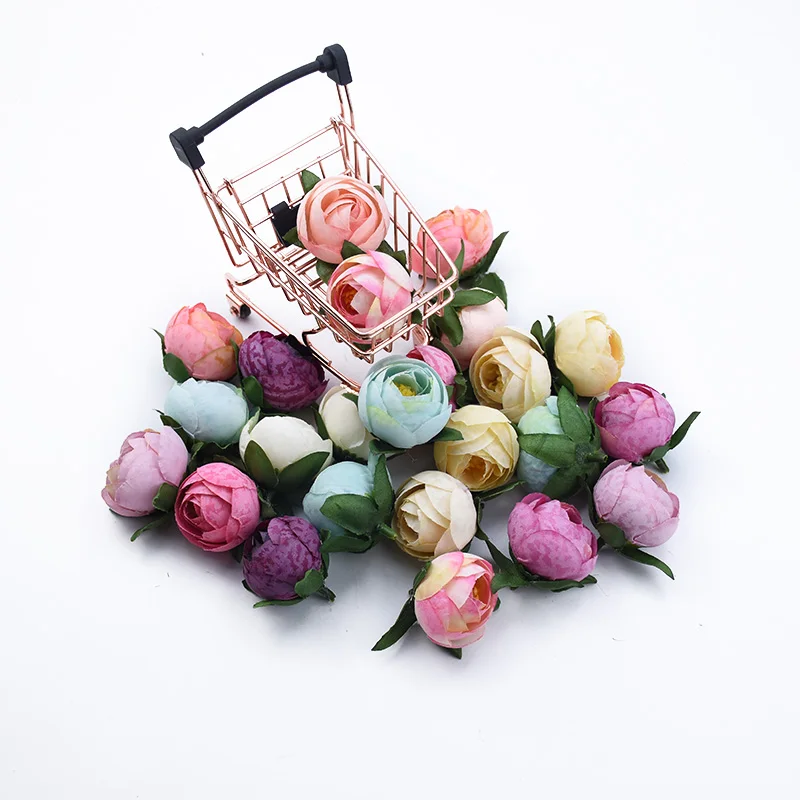 10 шт. свадебные искусственные шелковые цветы для скрапбукинга|Искусственные и