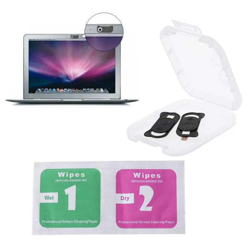 

2PCS Slide Camera Cover Webcam Cap Privacy Securtiy Protector Self-Adhensive Desktop Laptop PC Computer