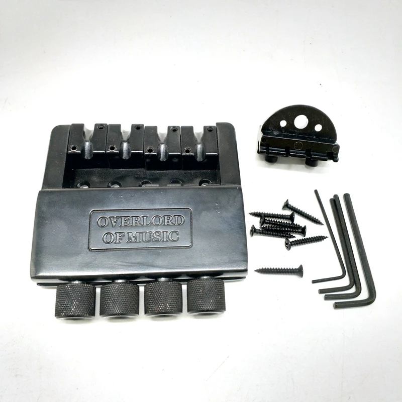 1 set 4 string headless bass gitarre brücke system elektrische bass teil für headless elektrische bass ersatz free global shipping