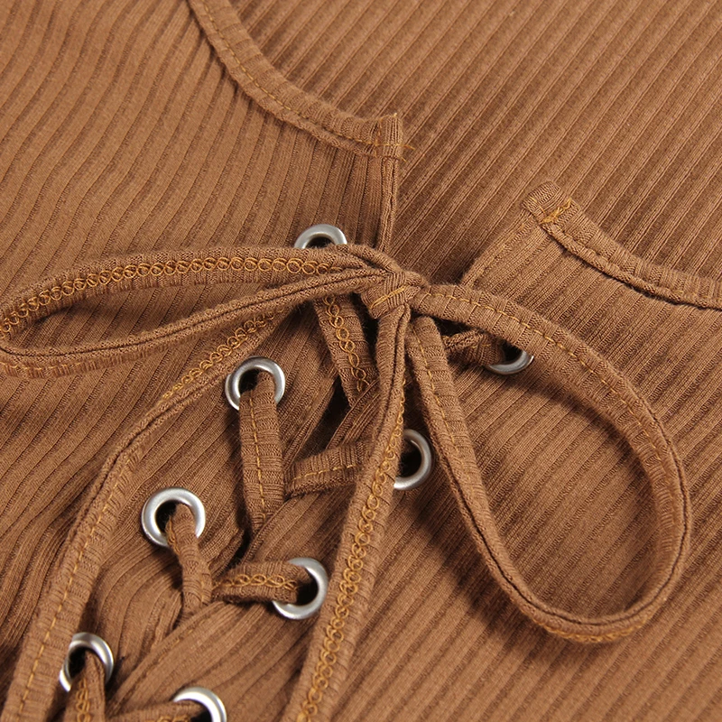 Сексуальное Женское боди комбинезон комбинезоны Летний на шнуровке топ женское