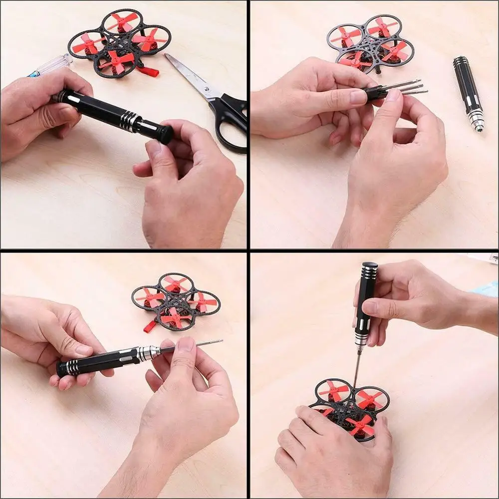 

8 in 1 Screwdriver Bits Mobile Phone Laptop Repair Tools Hex Screwdriver Bit Set Practical Screwdriver Holder Hand Tools