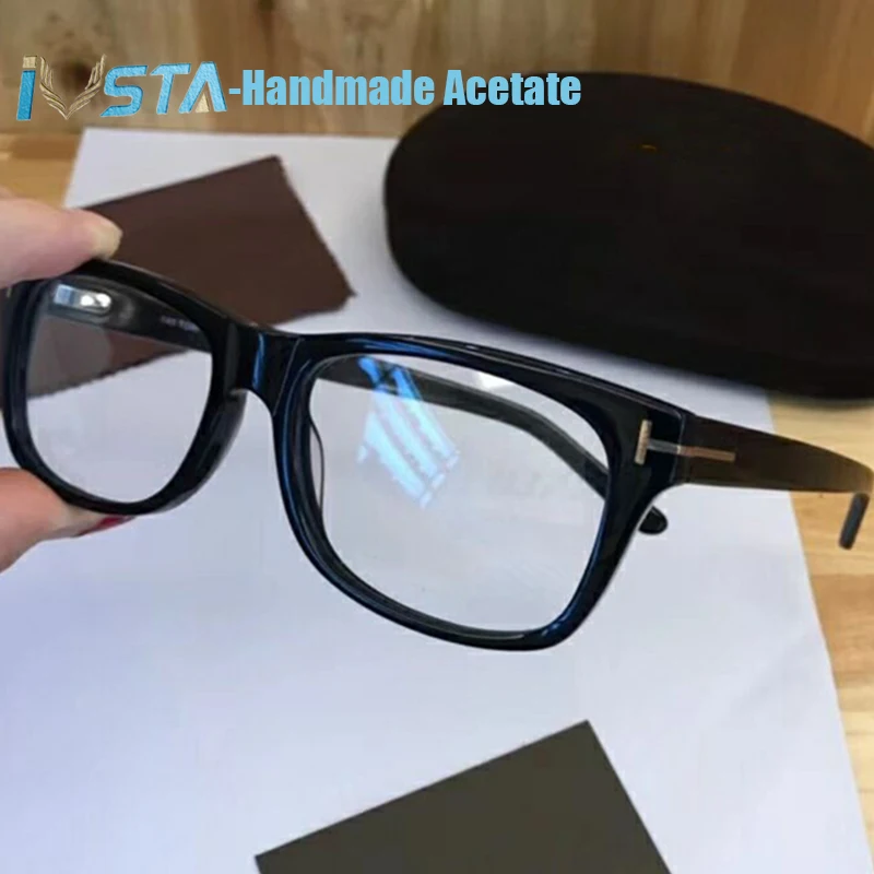 Оправа для очков IVSTA TF5176 Мужская/женская с логотипом оправа из натурального