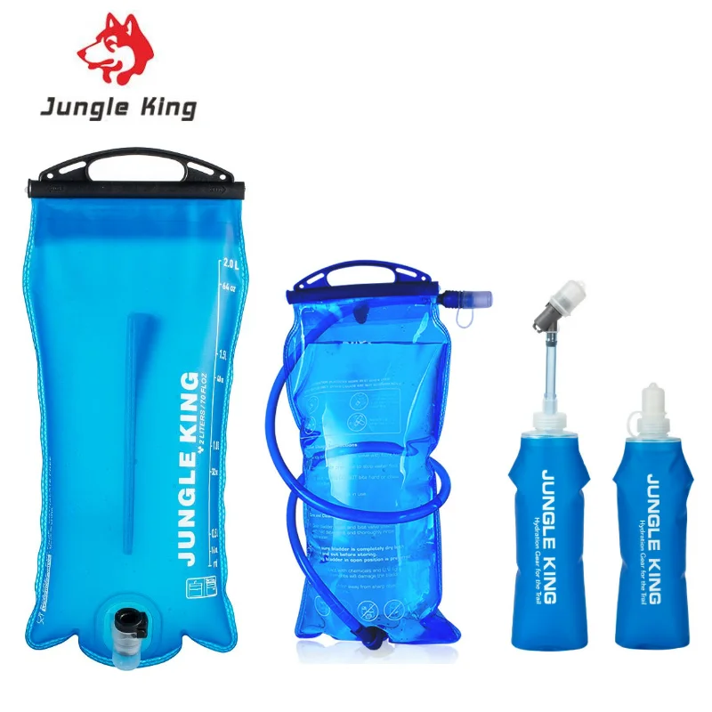 Jungle King-mochila tipo Chaleco de hidratación para correr, bolsa de almacenamiento con depósito de agua J12, sin BPA, capacidad de 1,5 l, 2L y 3L, novedad