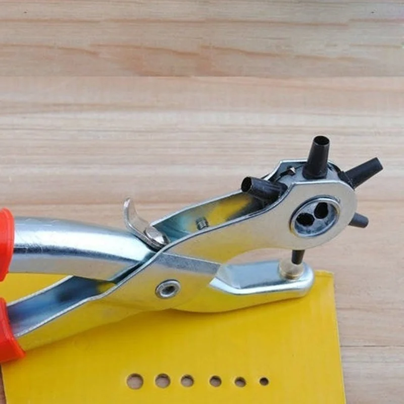 Сверхмощный дырокол для кожаного ремня плоскогубцы проушины вращающийся