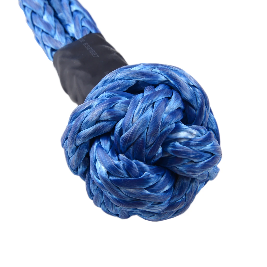 2 шт. 35000 фунтов синий нейлоновый автомобильный гибкий Синтетический Мягкий трос